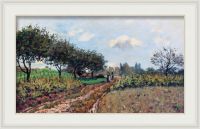 Картина в раме «Дорога у поля №1»