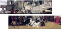 Модульная картина «Христианская Дирцея в цирке Нерона»