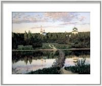 Репродукция в раме «Тихая обитель»
