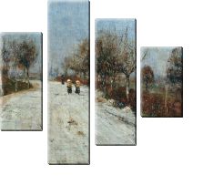 Модульная картина «Дорога  №3»