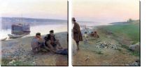 Модульная картина «Бурлаки»