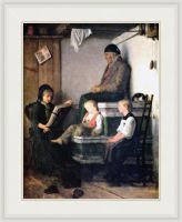 Репродукция в раме «Воскресный день»