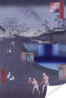 Плакат «Ворота  ,from the series One Hundred Views of Edo)»