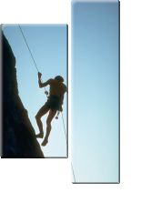 Модульная картина «Спуск со скалы»