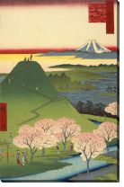 Репродукция «Фудзи  , from the series One Hundred Famous Views of Edo )»